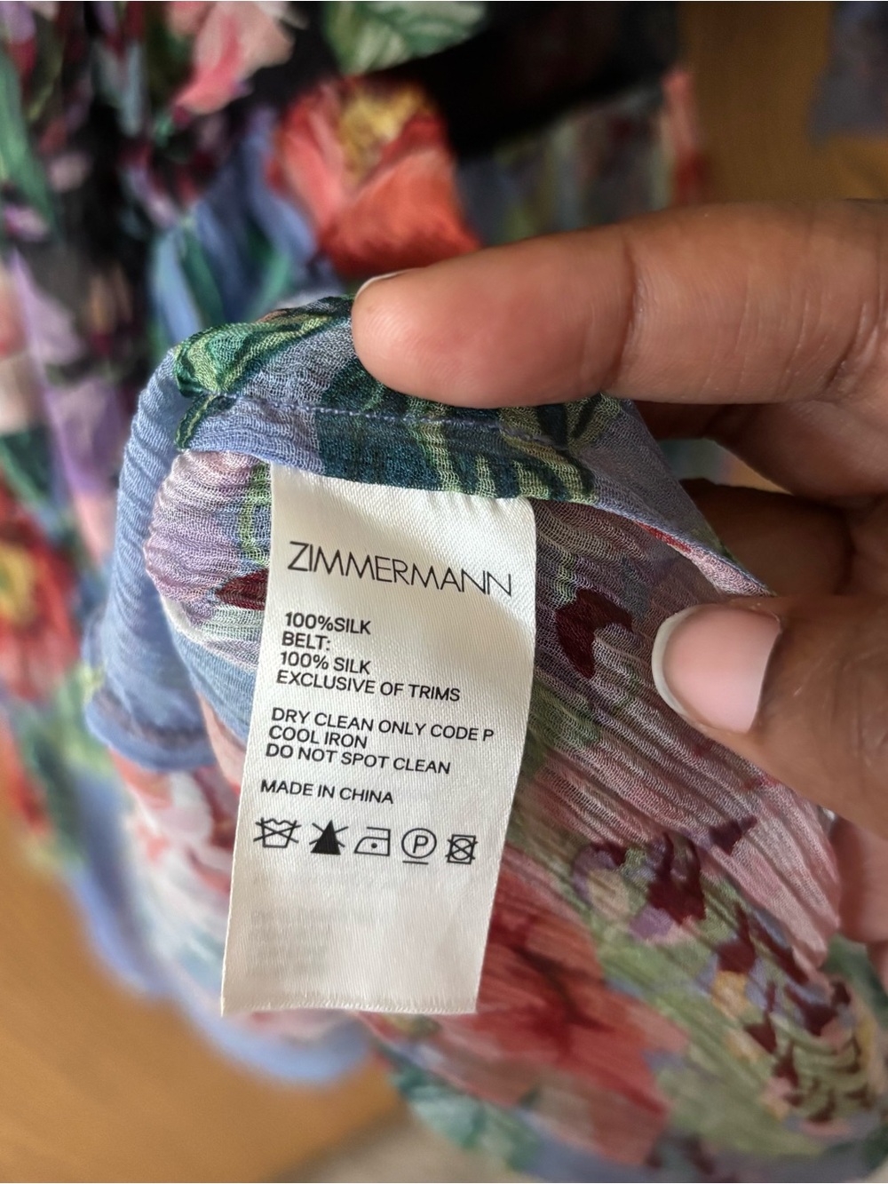 Zimmerman Bellitude Belted Floral Dress Sz 0 NWOT - Picture 6 of 6